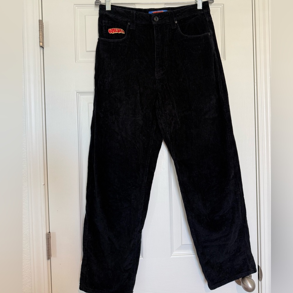 Empire Black Corduroy Pants Men’s Size 30 – Streetwear Retro Style